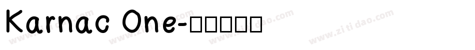 Karnac One字体转换